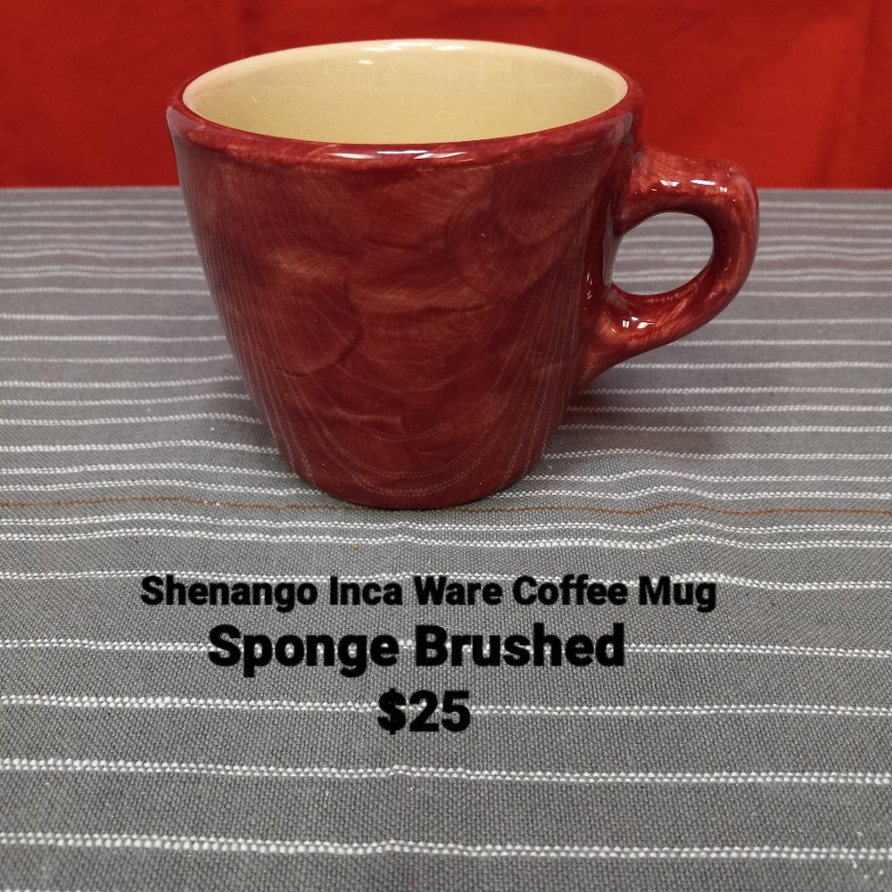 SHENANGO INCA WEAR SPONGE BRUSHED COFFEE MUG